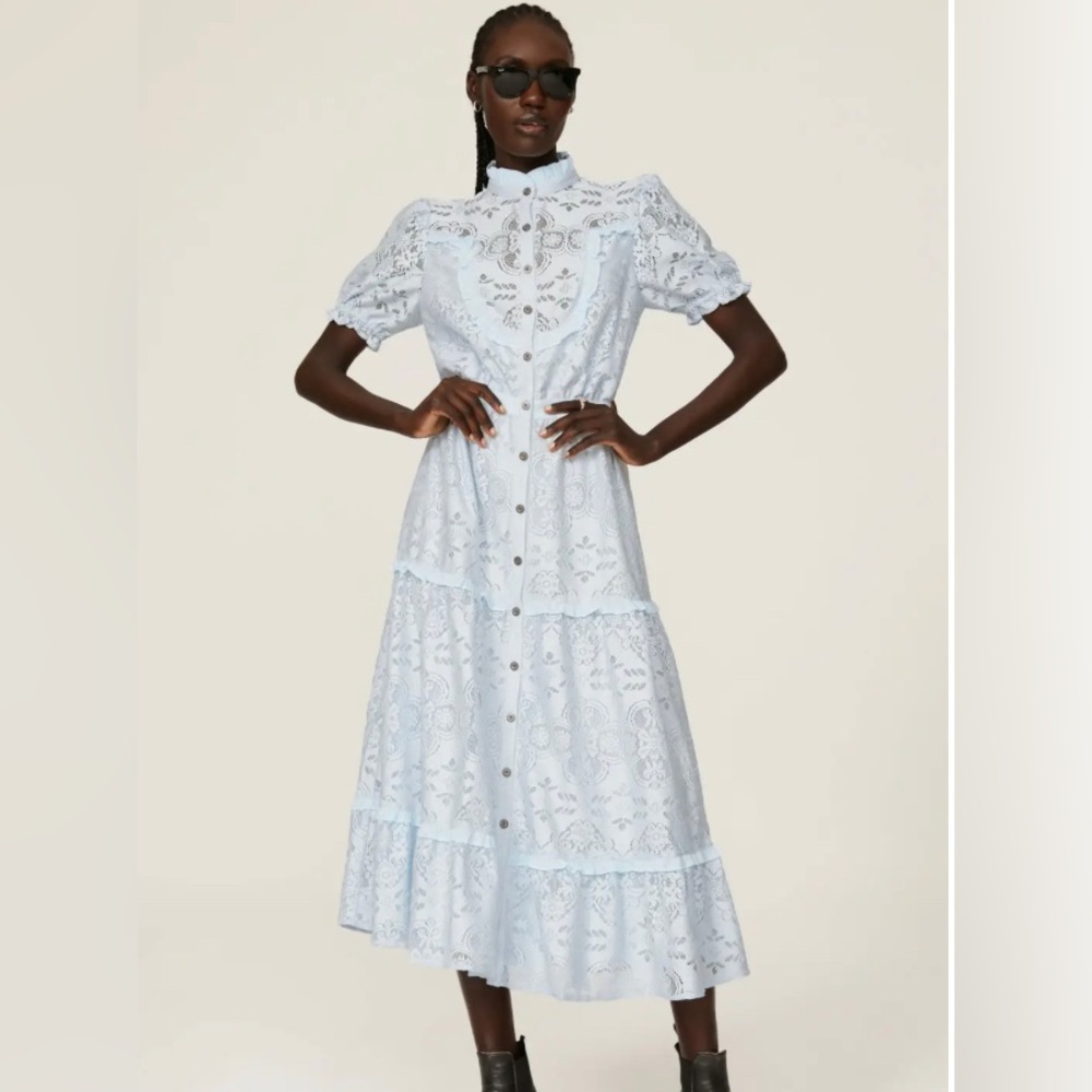 Pamela Love x RTR Blue Victoria Dress - Picture 5 of 13